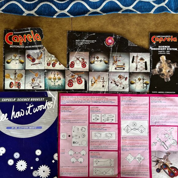 Vintage Capsela Motorized Land and Water Models, Capsela+ Robot 450 - Picture 8 of 8